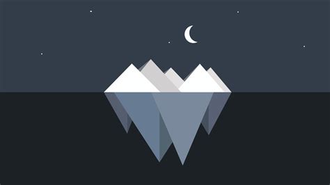 3840x2160 Iceberg Minimalist 4K Wallpaper, HD Minimalist 4K Wallpapers ...