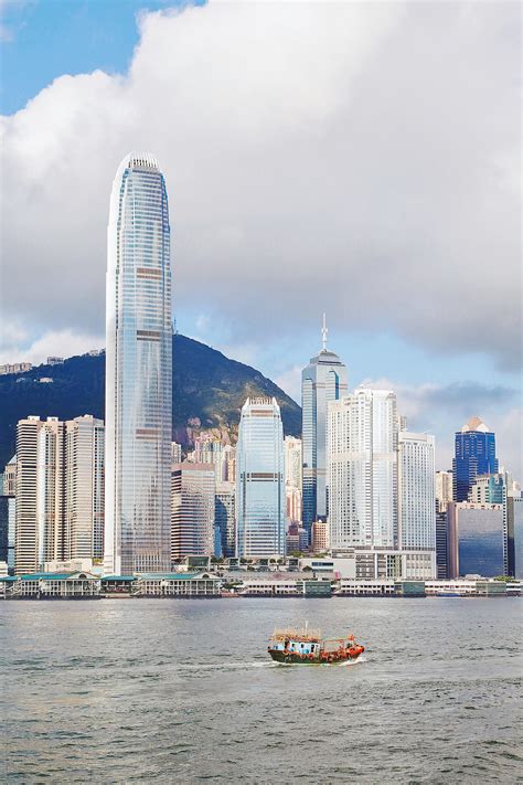 "Skyline Of Central, Hong Kong Island, From Victoria Harbour, Hong Kong, China, Asia" by Stocksy ...