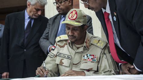 Military Leaders And Civilians Sign Deal In Sudan : NPR