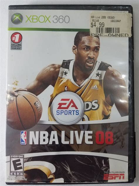 NBA Live 08 XBox 360 Microsoft Basketball Video Game Sports ESPN #EASports | Nba live ...