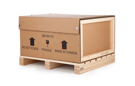 Hybrid Corrugated Box & Crate | Cardboard & Wood Shipping Box