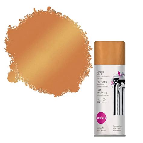 Colours Copper Metallic Spray paint 400 ml | DIY at B&Q