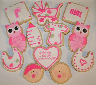 Baby shower cookies | Sugar cookies for a friend's daughter'… | Flickr