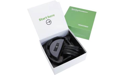 Crutchfield SpeakerCompare™ Listening Kit Rental 30-day rental kit for ...