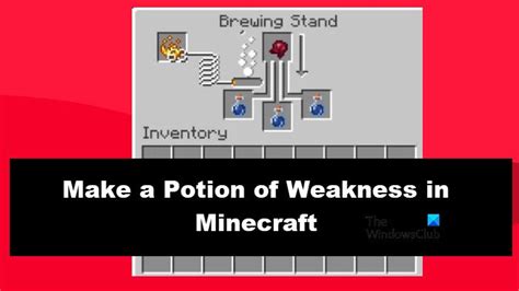 How to make Weakness Potion Recipe in Minecraft - Garden