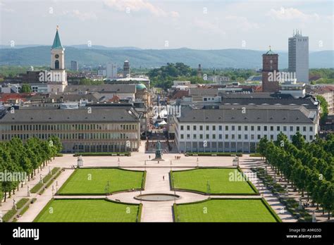 Karlsruhe Palace gardens Karlsruhe Baden Wuerttemberg Germany 2005 ...