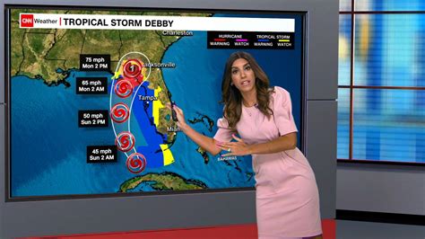 Tropical Storm Debby forms in the Gulf of Mexico, expected to reach hurricane strength before ...