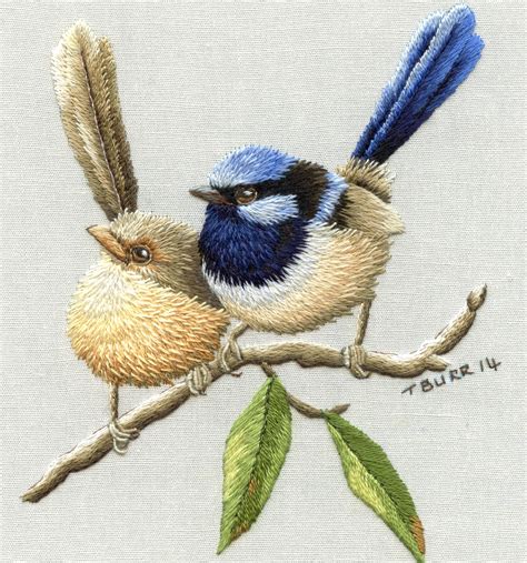 wrens – Trish Burr Embroidery