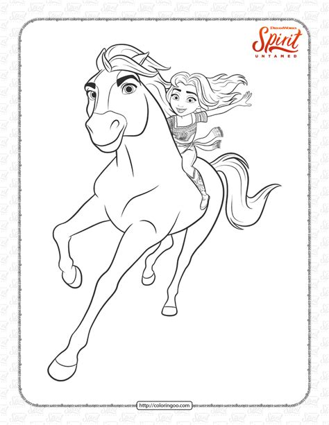 Free Printable Spirit Untamed Coloring Book | Horse coloring pages, Coloring books, Coloring pages