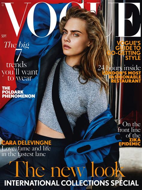 Cara Delevingne - Vogue Magazine UK September 2016 Cover • CelebMafia