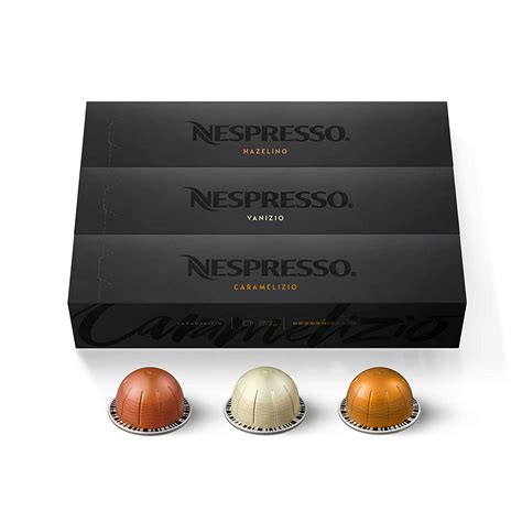 Nespresso Capsules VertuoLine, Flavored Variety Pack, Medium Roast Coffee, 30 Count Coffee Pods ...