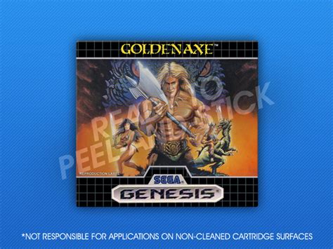 Sega Genesis - Golden Axe Label | Retro Game Cases