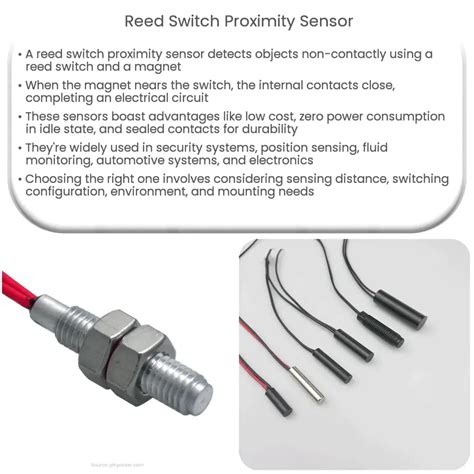 Reed Switch Proximity Sensor | How it works, Application & Advantages