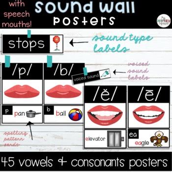 Consonant Sound Walls Teaching Resources | TPT