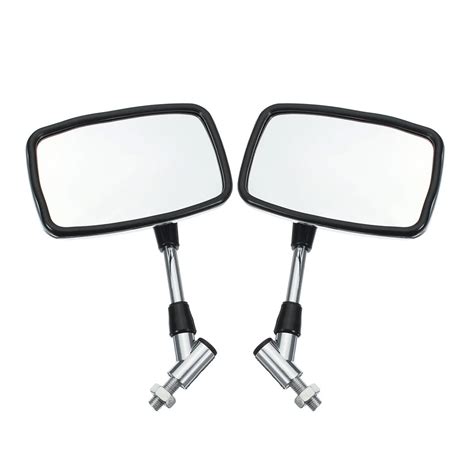 Aliexpress.com : Buy Silver 10mm Motorcycle Rear View Mirrors Universal ...