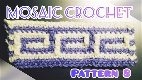 Mosaic Crochet Along Pattern 8 - Easy Beginner Friendly Tutorial - MULTIPLE 10+6 - YouTube