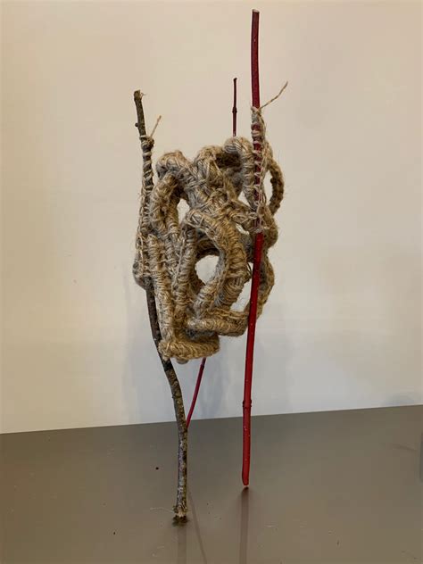Rope sculpture 3 – Stella MacDougall / Sustainable Sculpture Practice (2020-2021)[SEM2]