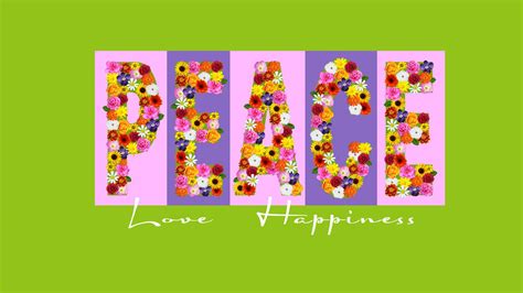 wallpaper Peace, love and happiness HD : Widescreen : High Definition ...