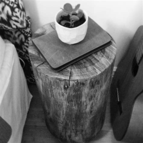 Finished DIY Stump Bedside table for the @apartmenttherapy #stylecure | Modern americana, House ...