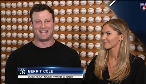 Gerrit Cole avoids awkward Cy Young moment with wife Amy