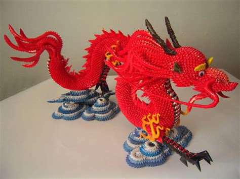 3d Scanner Image: 3d Origami Dragon