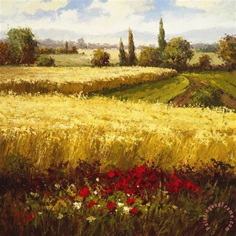 Hulsey Golden Harvest painting - Golden Harvest print for sale