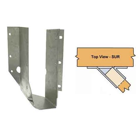 Simpson Strong-Tie SUL Galvanized Joist Hanger For 2x6 Nominal Lumber, Skewed Left SUL26 The ...