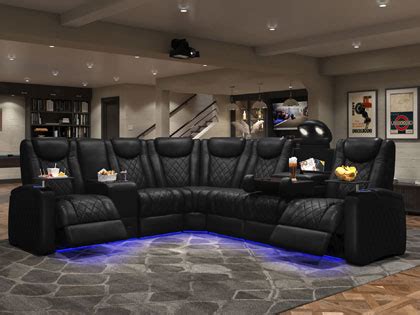 Home Theater Sectionals | Movie Room Sectional Sofas