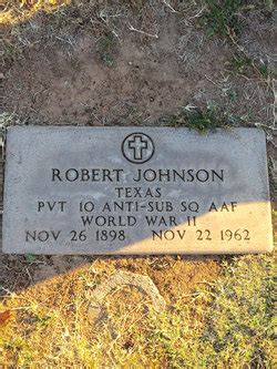 Robert Johnson (1898-1962) - Find a Grave Memorial