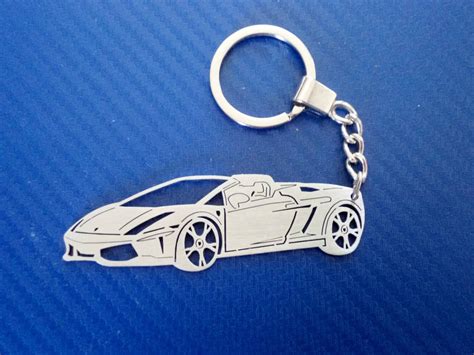 Key chain for Lamborghini Car Keychain Keyring for | Etsy