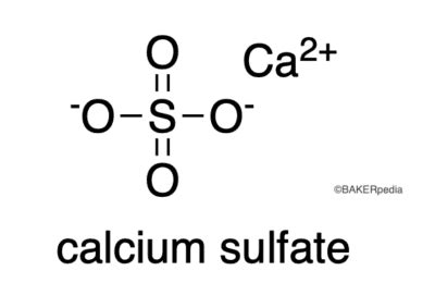 Calcium Sulfate | Baking Ingredients | BAKERpedia