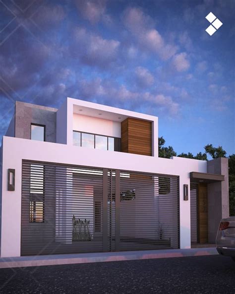Fachada principal: Casas de estilo moderno por CDR CONSTRUCTORA Home Designs Exterior, Modern ...