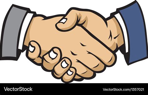 Shake hand Royalty Free Vector Image - VectorStock