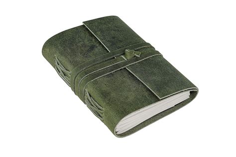 HLC Leather Journal Writing Notebook - Genuine Leather Bound Daily ...