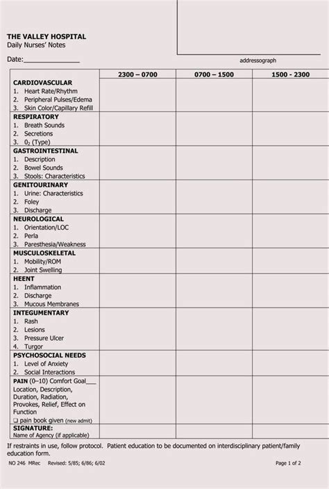 nurse report sheet book Report nurse template icu nursing sheet shift ...