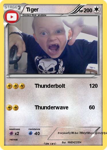 Pokémon Tiger 836 836 - Thunderbolt - My Pokemon Card