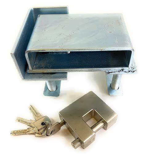 Buy Foghorn Construction Bolt On Shipping Container Lock Box with Keyed Padlock - 100% Steel ...