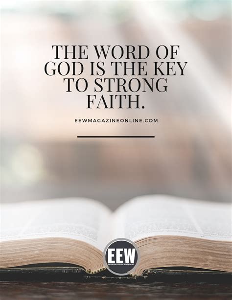 10 faith-building Scriptures — EEW Magazine