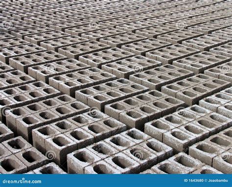 Concrete Bricks stock photo. Image of squares, manufacturing - 1643680