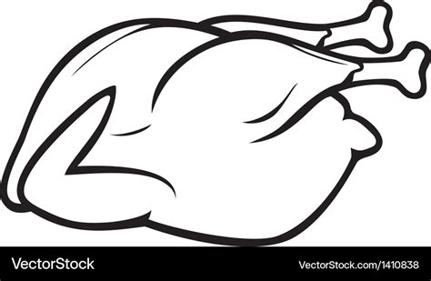 Whole Roasted Chicken Clip Art