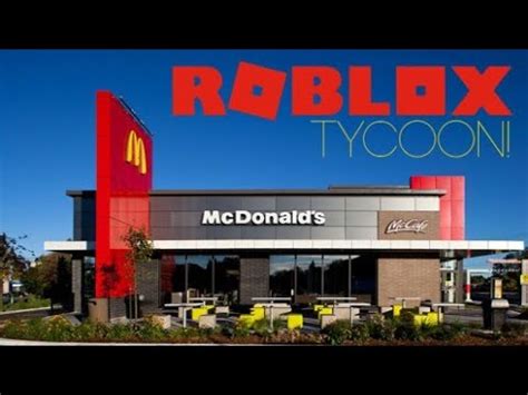 Roblox McDonald's Tycoon - YouTube