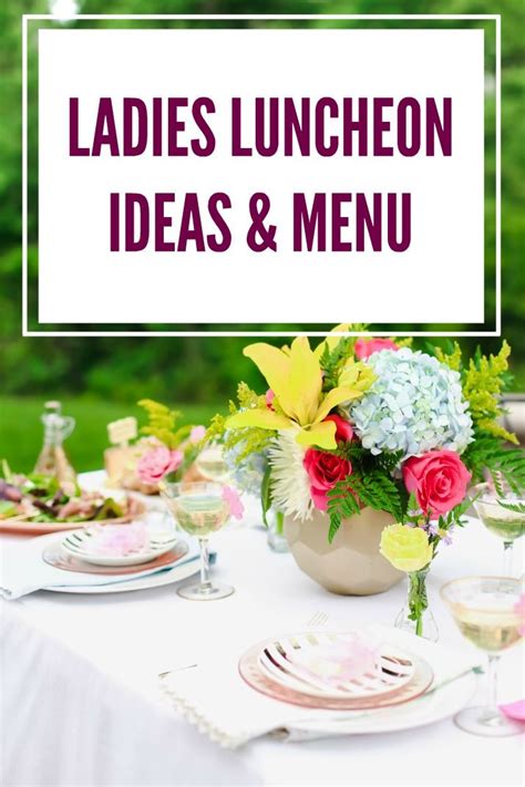 Luncheon ideas – Artofit