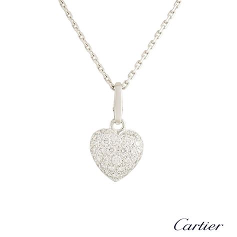 Cartier Diamond Heart Pendant | Rich Diamonds