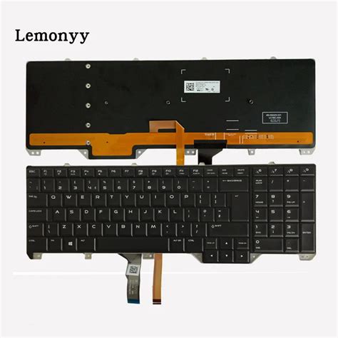 NEW UK keyboard for DELL Alienware 17 R2 & 17 R3 laptop Keyboard with ...