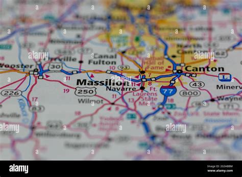 Massillon ohio map hi-res stock photography and images - Alamy