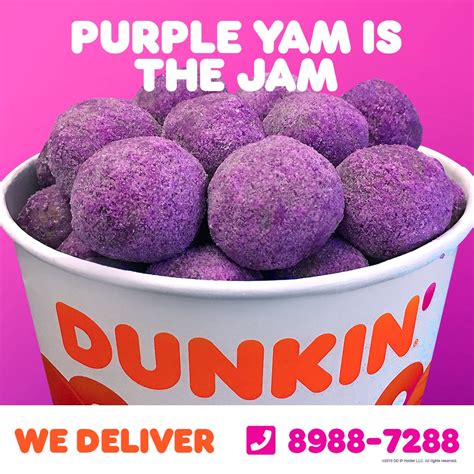 Dunkin' Donuts Purple Yam (Ube) Munchkins - It's More Fun With Juan