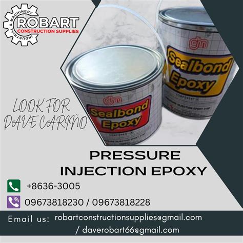 PRESSURE INJECTION EPOXY, Commercial & Industrial, Construction Tools ...