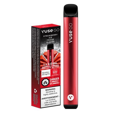 VUSE GO – STRAWBERRY ICE Disposable Vape (500 puffs) - Monk Vape Shop