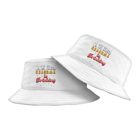 Funny Design Bucket Hat - Quotes Hat - Themed Bucket Hat