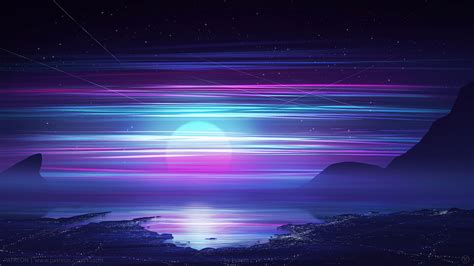 2560x1440 Synthwave Of Retro Night 1440P Resolution ,HD 4k Wallpapers ...